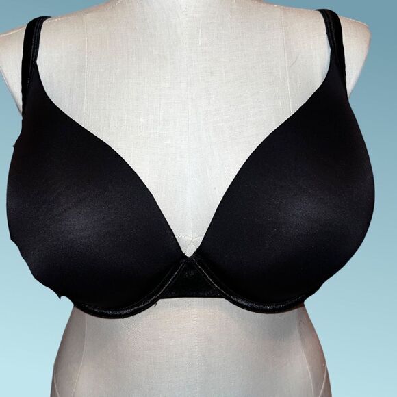 Full Figure Plus Size Cacique Black Bra Size 46DDD - Picture 7 of 7